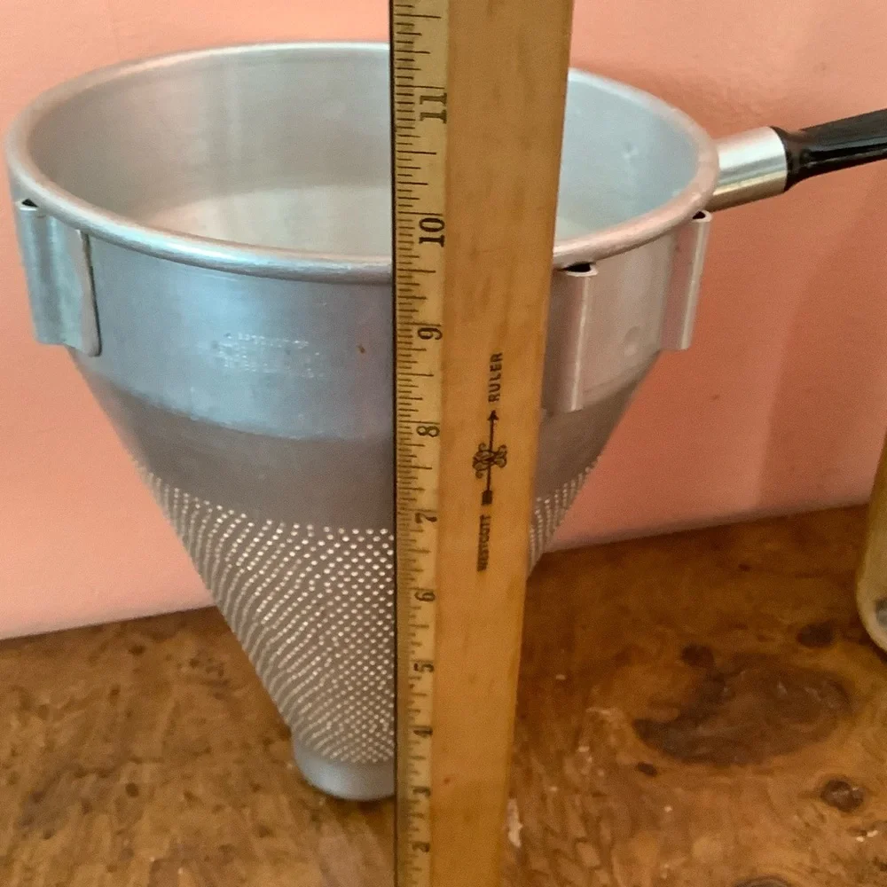 Vintage West Bend Co. Aluminum Cone Colander Ricer Strainer Sieve Replacement